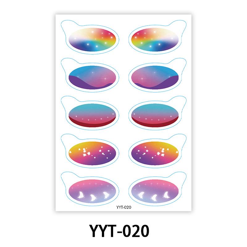 European & American Waterproof Eyeshadow Stickers Temporary Eye Makeup Tattoo