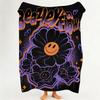 Art F Funny f floral a art Throw Flannel Throw Blanket Suitable for Sofa Living Room Bedroom
