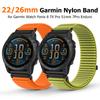 Нейлоновый ремешок 22 мм 26 мм для часов Garmin Tactix 8 51 мм Fenix 8 7X Pro Instinct 3 50 мм Быстросъемный ремешок-петля для Garmin Fenix 8 47 мм