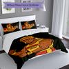 3pcs Hulk Hogan1 pattern bedding set duvet cover set includes duvet cover &pillowcases, perfect all season bedroom decoration & gift