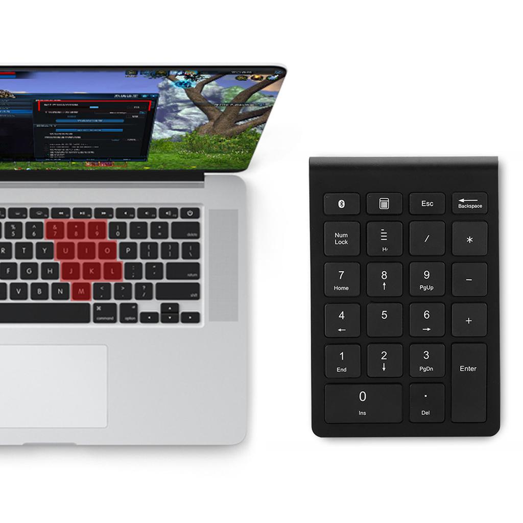 22 клавиши Bluetooth Mini Numpad Беспроводная цифровая клавиатура Маленькая клавиатура