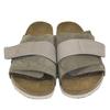 1015572 Сандалии Kyoto Leather Regular 42 [BIRKENSTOCK] из нубука/замши, ширина, серо-коричневый, - прибл.. 27,0 см
