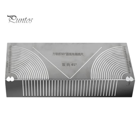 Инструмент для маркировки угловой дуги, инструмент для гибки и сварки квадратных стальных труб под углом 90 градусов, регулируемый линейный дуговой скрайбер для металлообработки