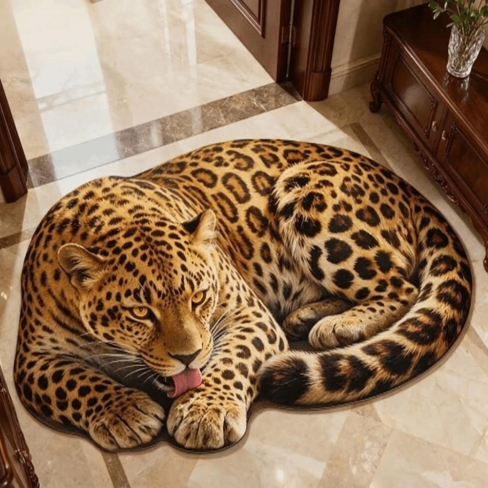 Non Slip Bedside Rug 3D Special-shaped Bath Mat Realistic Bedroom Door Mat Home Decor