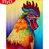 Алмазная картина с изображением животных, полная квадратная вышивка крестиком 5D, Алмазная вышивка, курица, картины из стразов, мозаика, домашний декор
