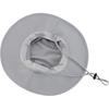 (One Size, Light Grey) Kou Yi UPF50  Mens Sun Hat Wide Brim Fishing Hat Portable Cowboy Bucket Hat
