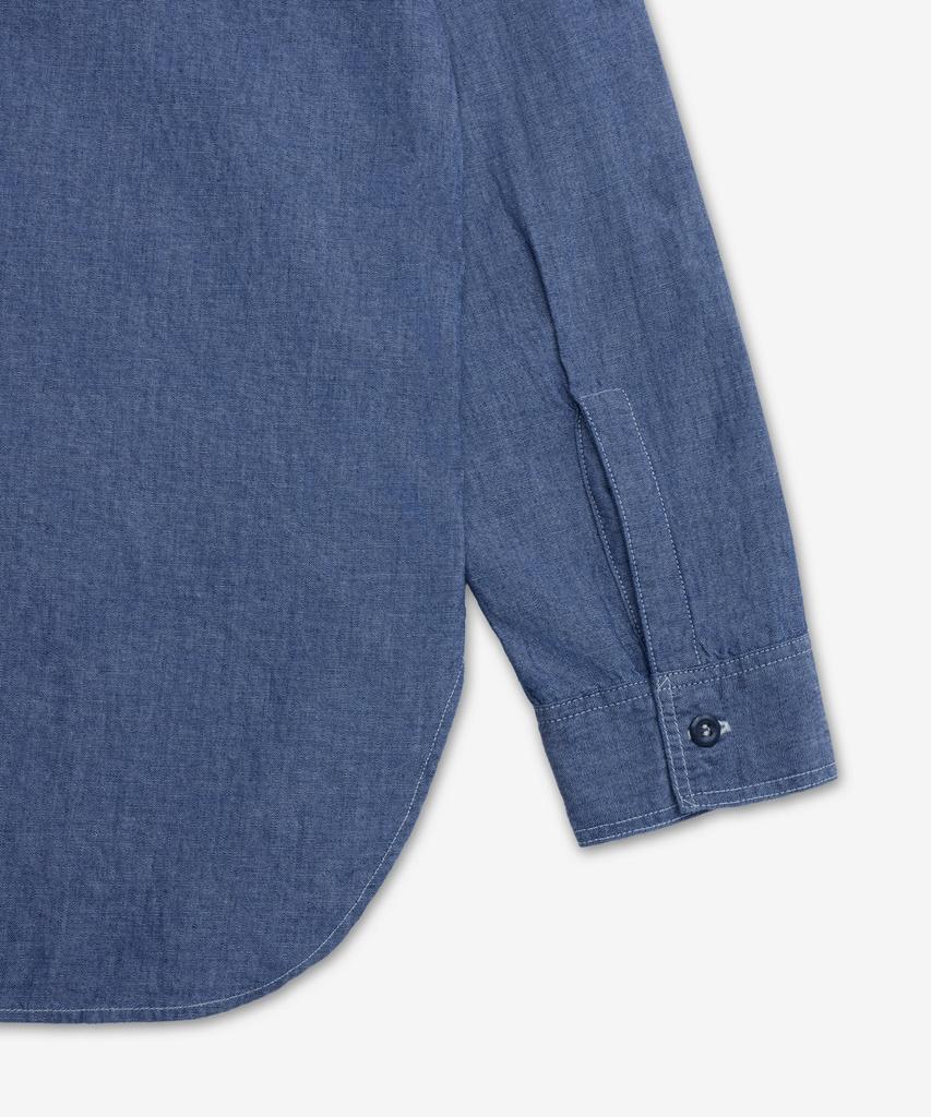 Oeoseullou Relaxed Fit Work Shirt - Chambray / 01827084