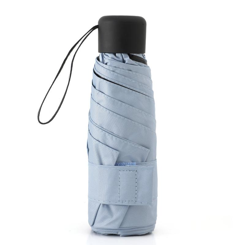 Ultralight Mini Pocket Women's Small Windproof Folding Umbrella Travel Compact Rain Men's Umbrella Sunscreen Umbrella Outdoor Um