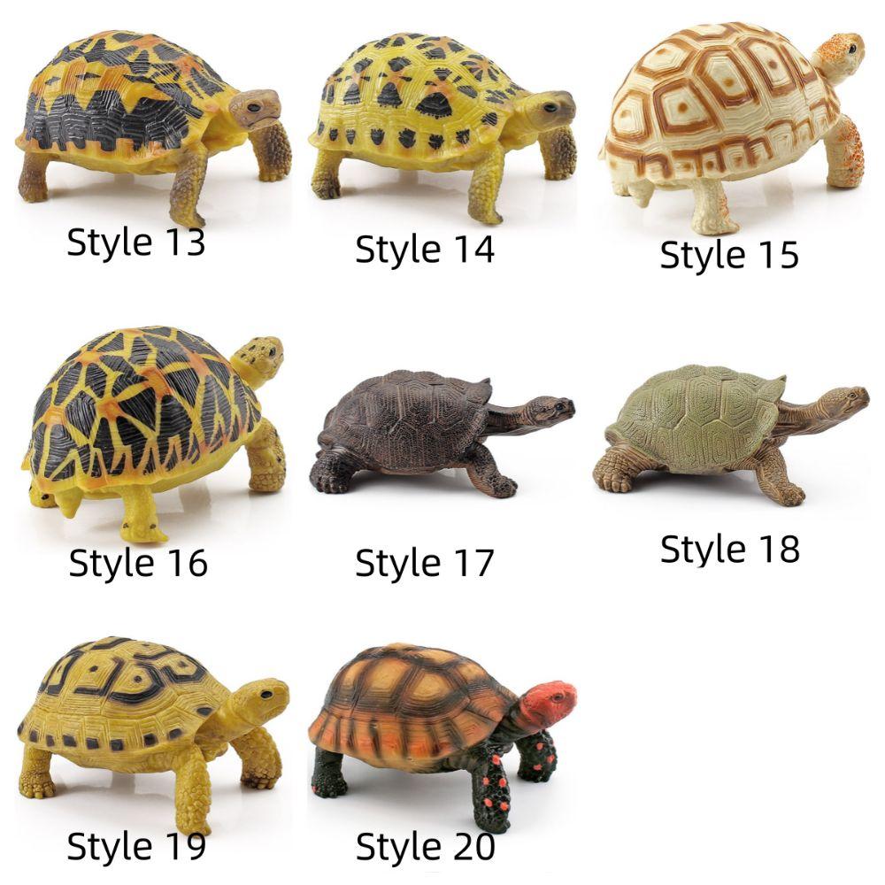 Realistic Turtle Action Figures Simulation Tortoise Animals Figurines Sea Turtle Model Collection