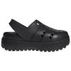adidas Adilette Платформа Клог Тройной Черный Женские Кроссовки Основной-Черный JP9577