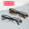 Очки без оправы, оптическая оправа, очки по рецепту, безрамочные очки для широкого лица с длинными заушниками, очки для чтения Gafas