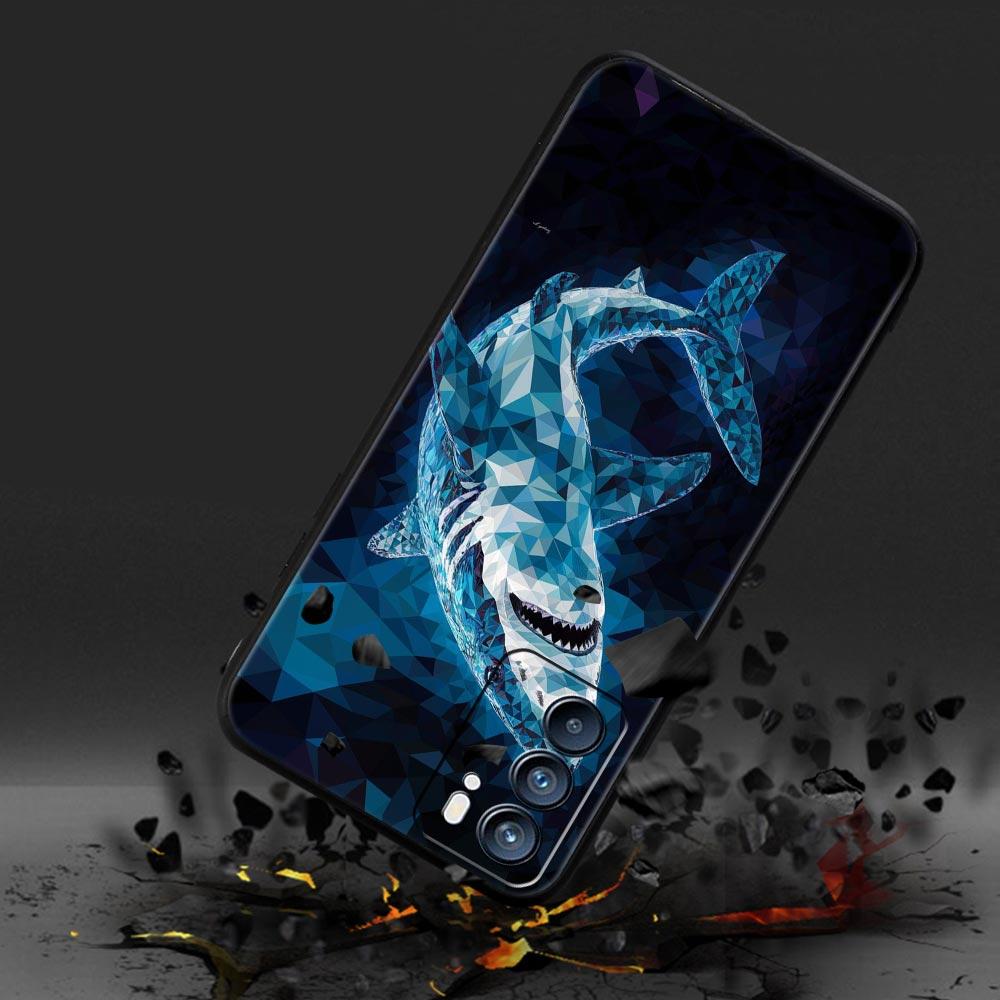 Чехол для телефона с узором 'Акулы на море' Для Oppo A17 A31 A54 A57 A78 A79 A98 Find X5 X6 Reno 6 7 8 10 11 12 13 F Pro 5G Мягкий чехол из ТПУ
