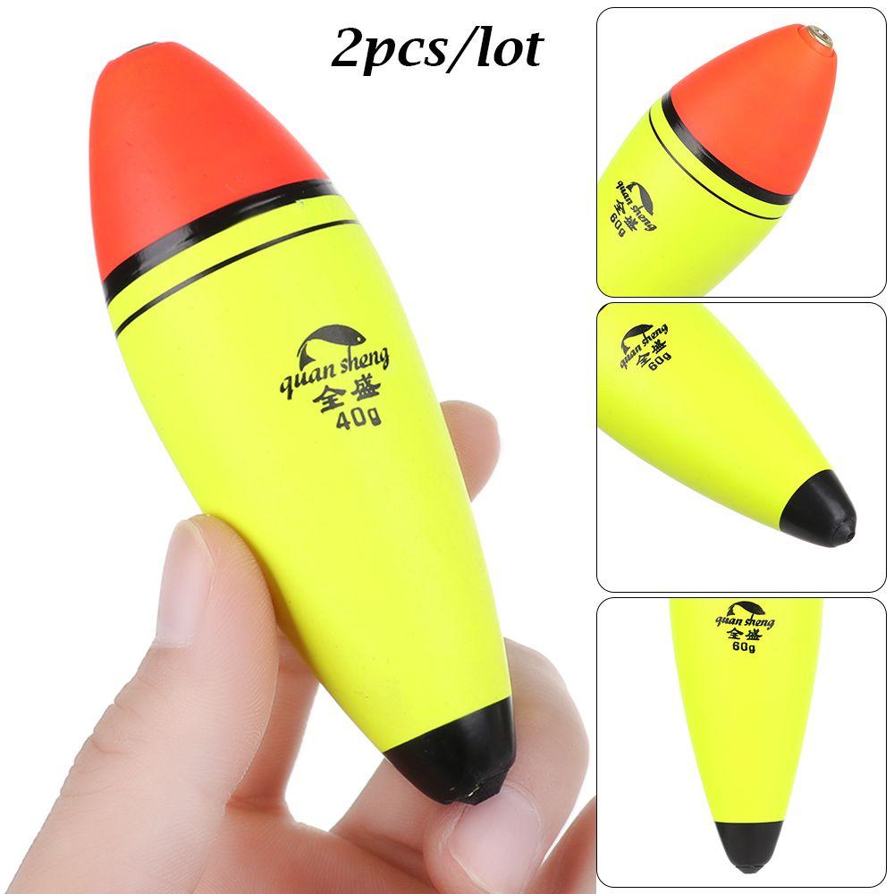 2pcs/lot High Quality Cat fish Plastic Eva Foam Bobber Ball Boia Fishing Float