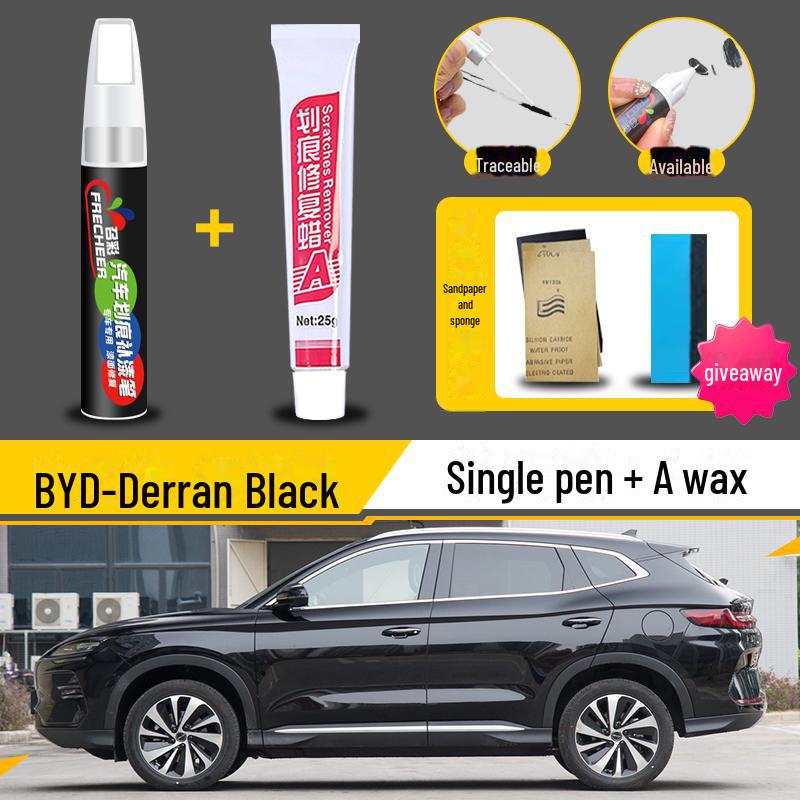 Подкрашивающий карандаш BYD Song Plus DMI: Серый, Белоснежный, Черный Комплект для ремонта царапин на автомобиле