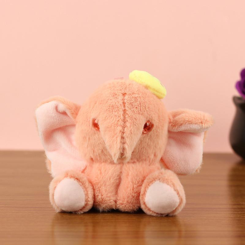 Charming Elephant Plush Toy Keychain Soft And Colorful Baby Shower Gift For Children