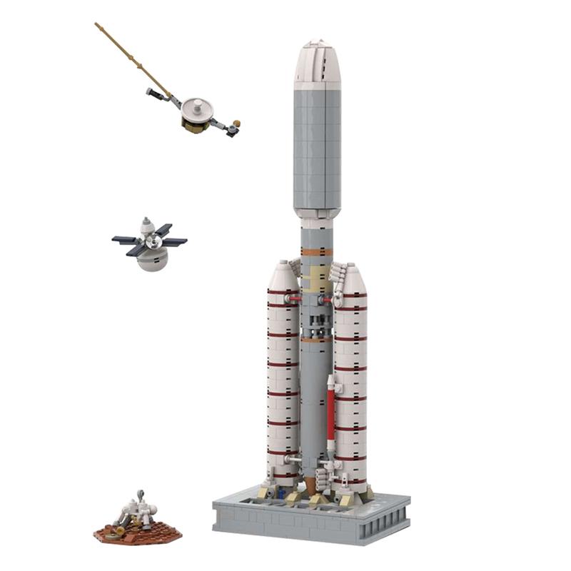 Centaur 1:110 Space Building Blocks Bricks City High-Tech MOC-61281 Model DIY Toys Space Rocket For Kids Boys Birthday Gifts