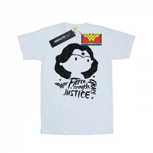 DC Comics Womens/Ladies Wonder Woman Fierce Sketch Cotton Boyfriend T-Shirt