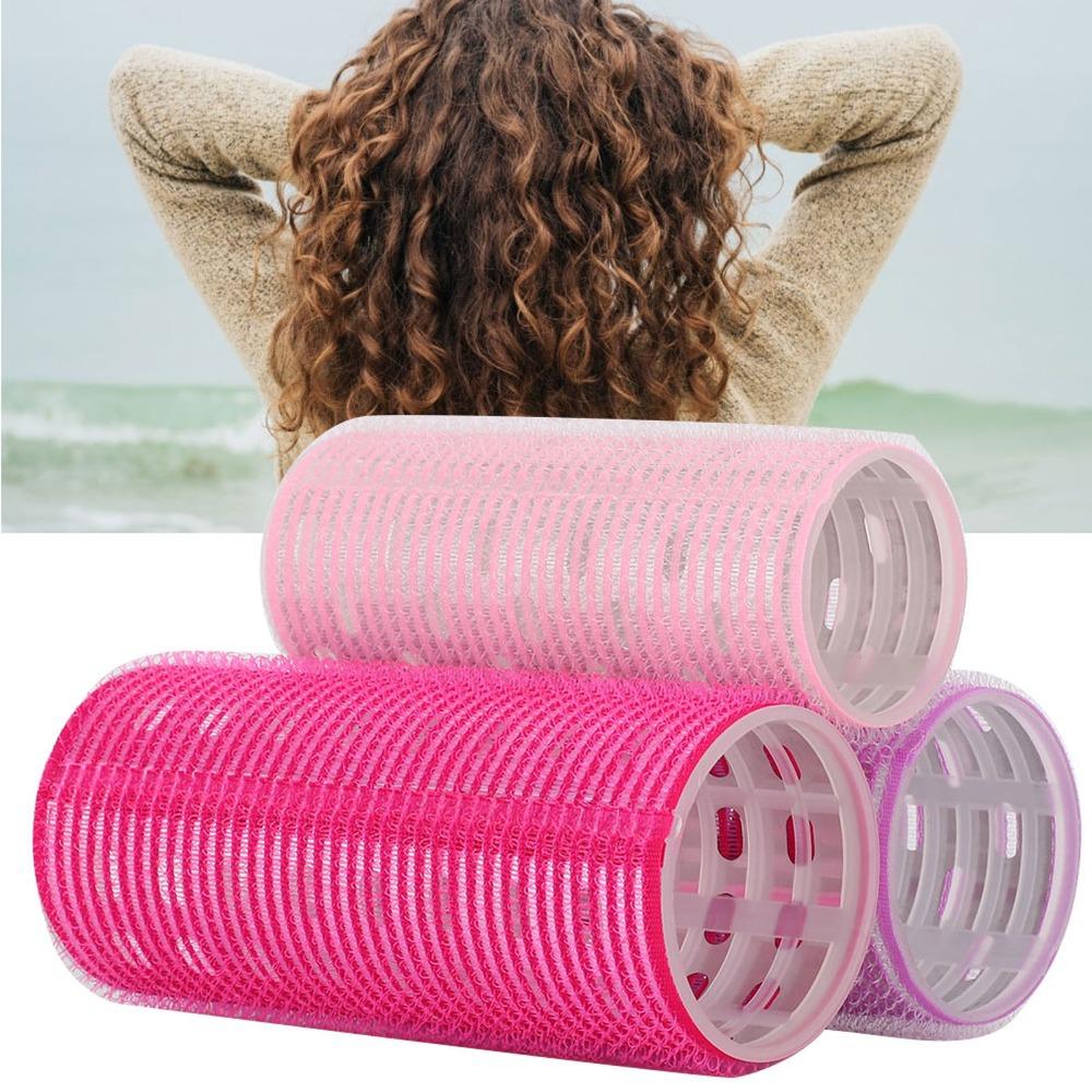 Portable Self Adhesive Hair Rollers 3 Different Sizes Hairdressing Tool DIY Curly Hairstyle