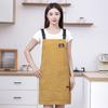 Polyester Cleaning Apron 2 Pockets Work Clothes New Cafe Shop Overalls  Kitchen Supplies
