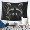 Racoon Tapestry Decoration Art Aesthetic Tapestries for Living Room Bedroom Home Wall Cloth Wall Hanging