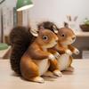 Realistic Squirrel Plush Toy Cute Lifelike Stuffed Animal Adorable Soft Doll Cuddle Pillow Boys Girl Kids Bedtime Companion Gift