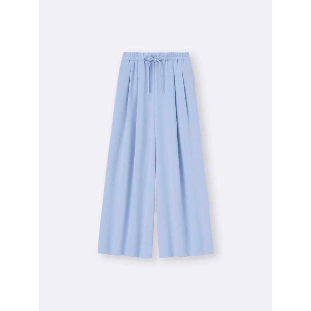 GU by Uniqlo Широкие брюки со складками, укороченные, длина 61,0 см