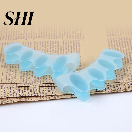 Heel Toe 2Pcs/Pair Thumb Correction Belt Easy to Wear Long-Lasting Soft Comfortable Non-slip Foot Care Feet Tool SEBS 5 Holes Finger Straightener for