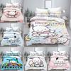 Милые комплекты постельного белья с собачкой Pochacco, покрывало, покрывало на кровать, пододеяльник, наволочка, наборы из 2-3 предметов, декор спальни для детей и взрослых