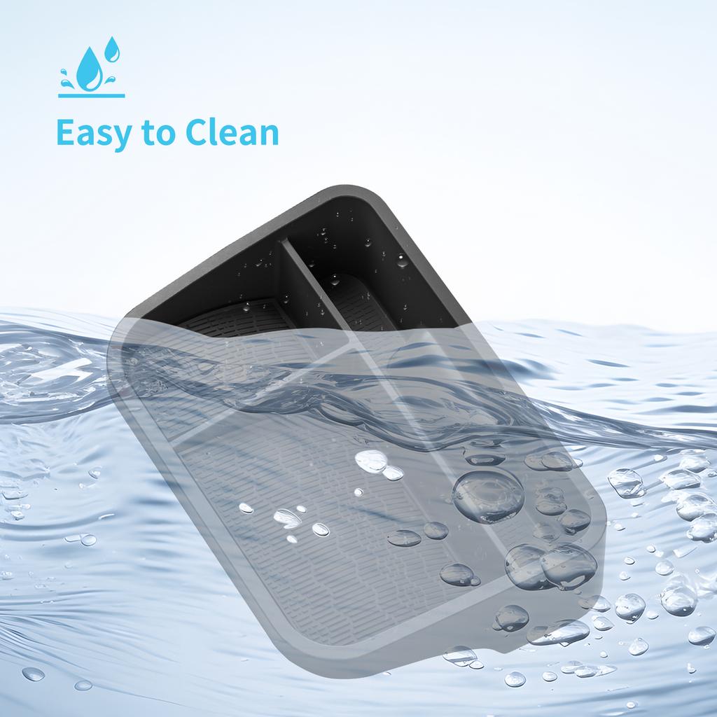 for BYD ATTO3 ATTO 3 YUAN PLUS 2025 2026 Dashboard Tray Organizer Display Screen Rear Storage Box Car Interior Accessories Black