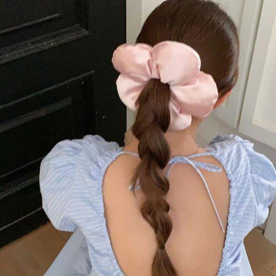 Женская веревка для волос, большая губка в форме цветка, большая резинка для волос, легкая портативная повязка для волос, аксессуары для волос