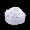 Cartoon Cat Succulent Flowerpot Mold Home Cat Plaster Ornament Storage Tray Mold Creative Bonsai Decor Mold Baking Candy Mold