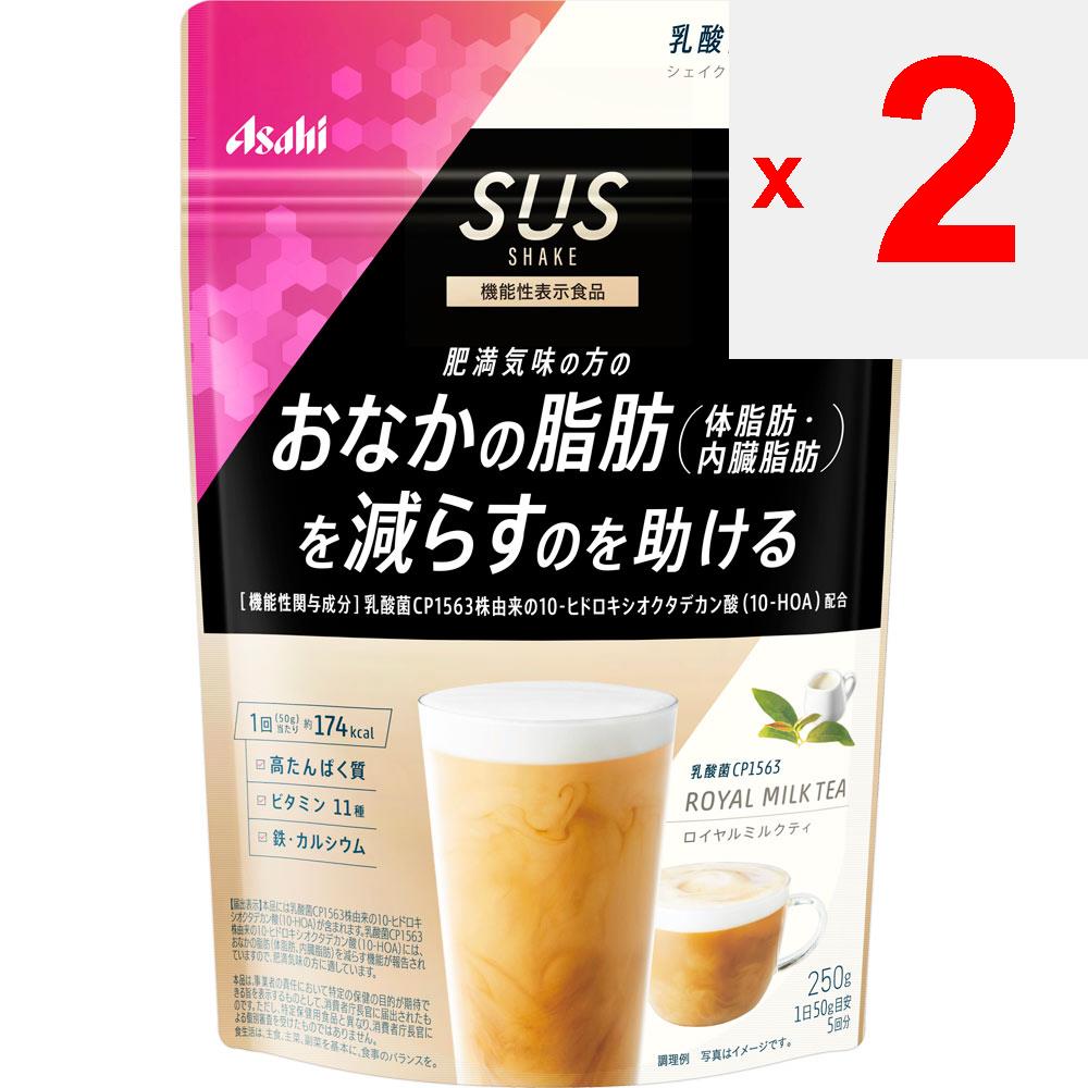 Asahi SUS Lactobacillus CP1563 Shake Royal Milk Tea 250 г Диета Функциональные продукты Диета