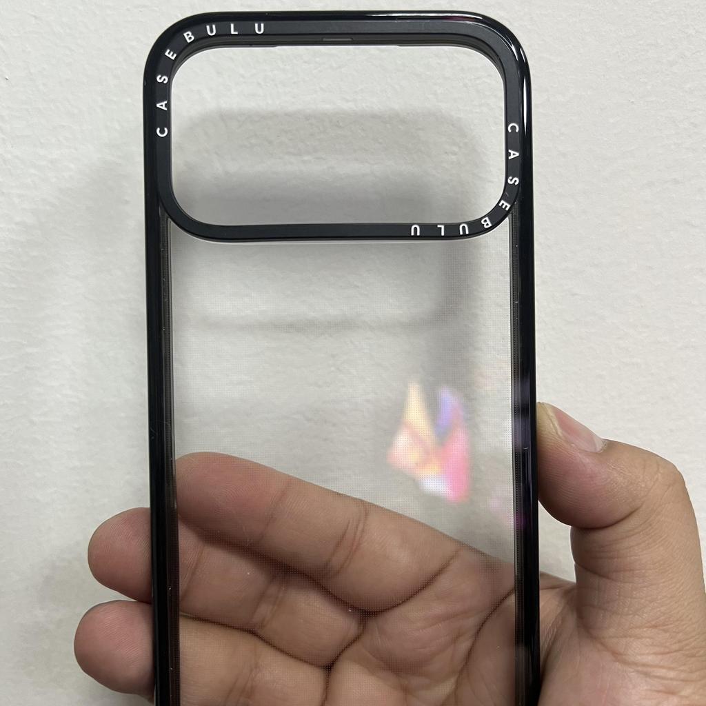 Прозрачный акриловый чехол с рисунком "Сердце-Зайчик" для iPhone 17 Pro Max / 16 Pro
