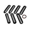 Replacement for 07-14 Jeep Wrangler Clip-in Front Insert Mesh Cover Grille Trim Car Accessories