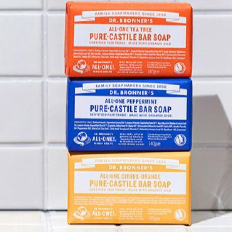 Dr. Bronner S Tea Tree Pure caStile Bar Soap 140g