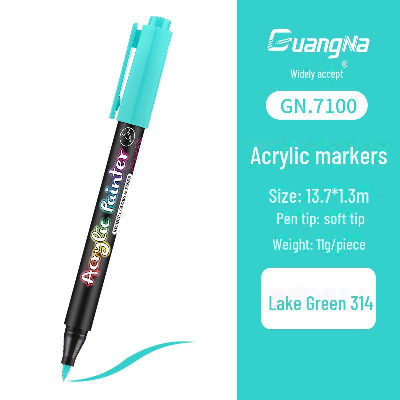 Acrylic Water-Based Paint Marker Pen for DIY, Graffiti, Body Painting - Soft Head Hand Account Painting Pen