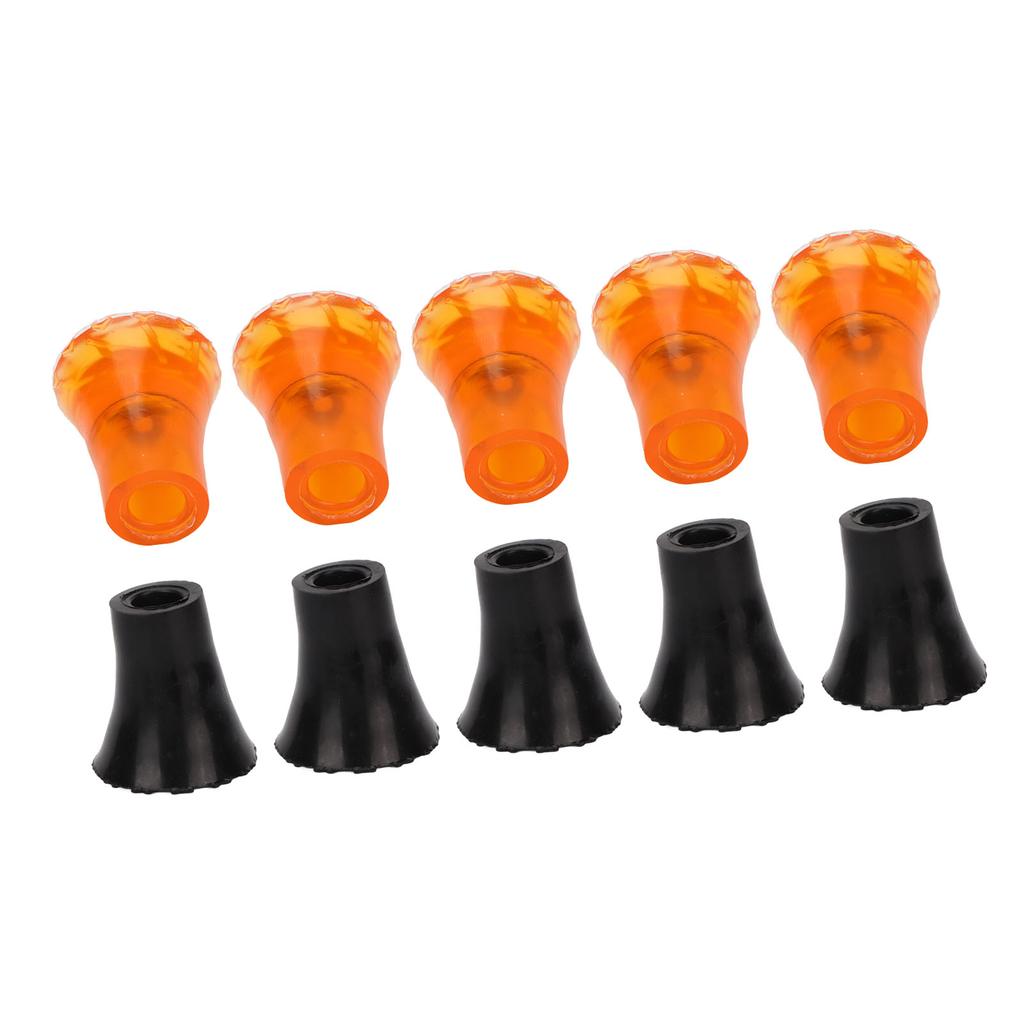 5pcs 19mm Crutch Tips Prevent Slipping Soft Thicken Rubber Walking Canes Replacement Tips