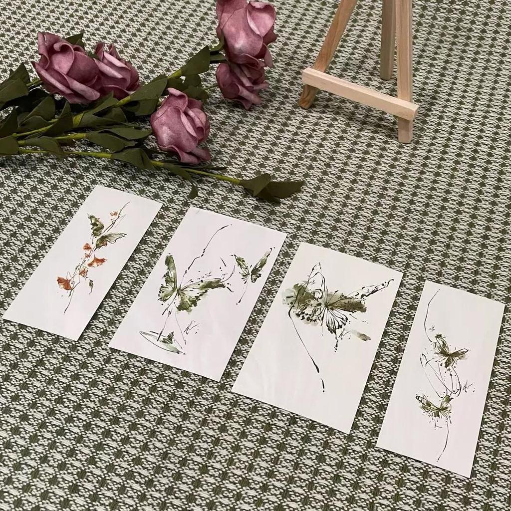 Горная бабочка Весенняя зеленая бабочка Высокая красота Маленькая цветная бабочка татуировка наклейка водонепроницаемая прочная свежая наклейка