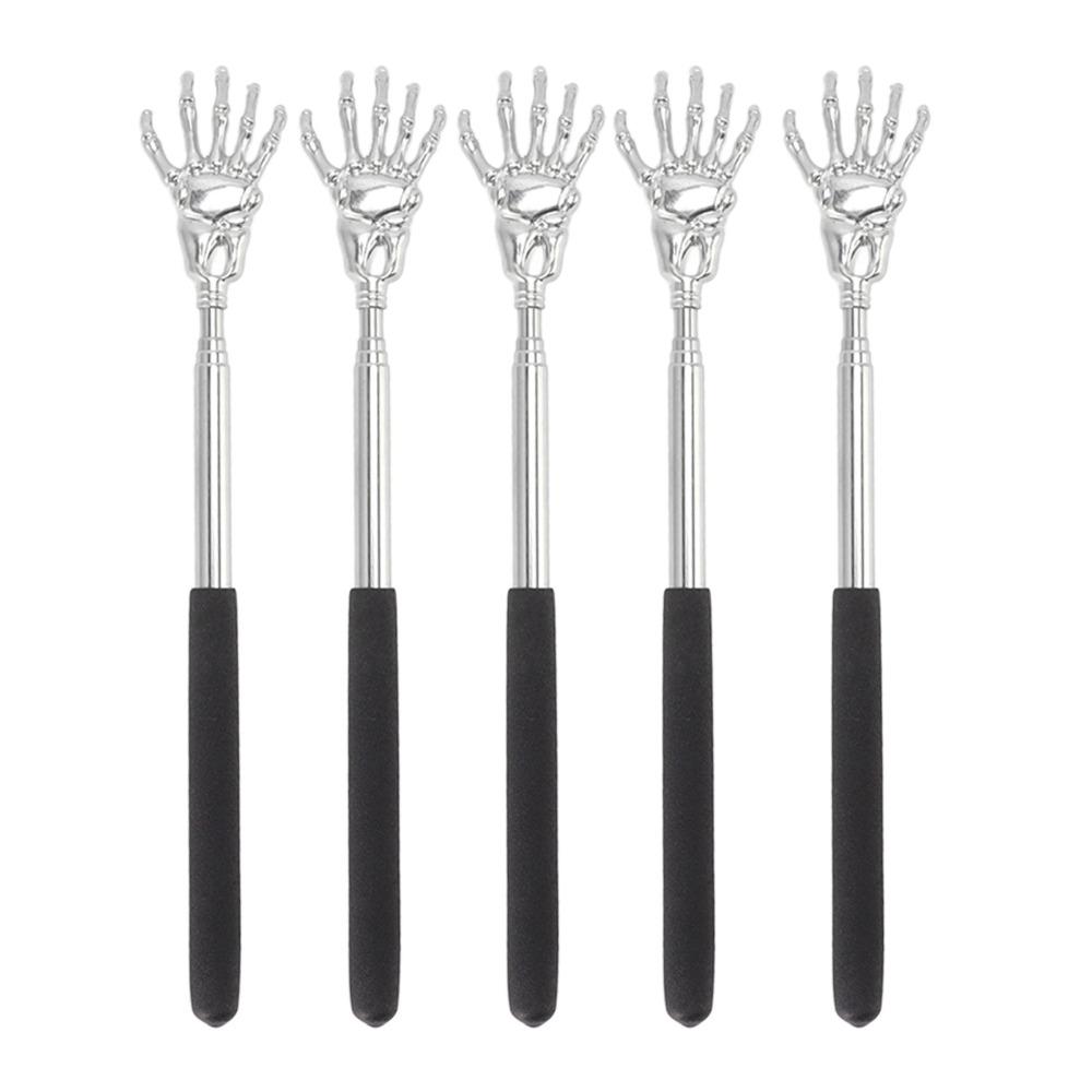 5Pcs Telescopic Back Scratcher Portable Massage Tool Practical Body Massager Back Massage