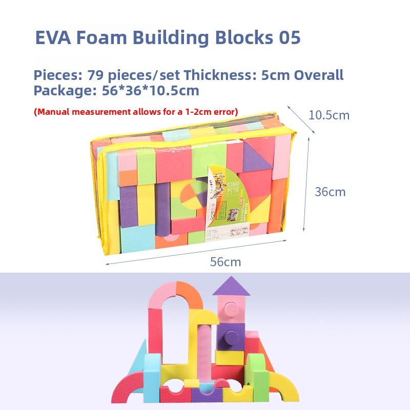 Строительные блоки из пены EVA Мягкие губчатые игрушки Eonal для детей детского сада Строительные пазлы-игрушки Bri Blos