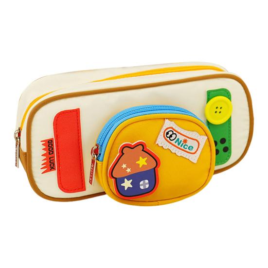 Милый пенал мультяшный кот пенал большой вместимости органайзер для канцелярских товаров для средней школы и начальной школы