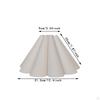Petal Cloth Table Lamp Shade Decor Lampshade for Farmhouse Living Room Hotel