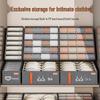 Foldable Multifunctional Wardrobe Organizer with Dividers for Underwear and Socks