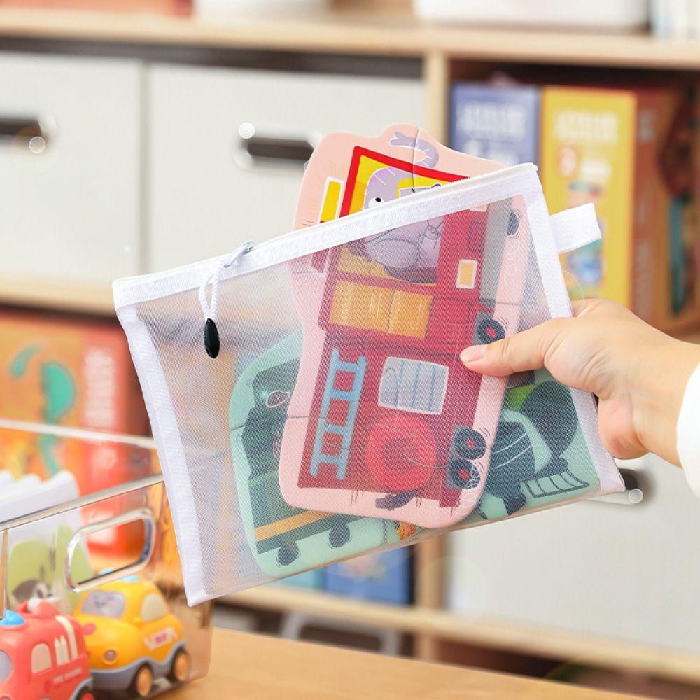 Mesh Document Storage Bag A4/A5/A6 File Folders High Quality Storage Pouch  Students