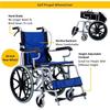 Portable And Foldable Self Propel Lightweight Wheelchair Travel Push Chair