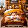 Benson Boone Custom Name 3Pcs Bedding Set 1 Bed Sheet 2 Pillowcases Bedroom Home Decor