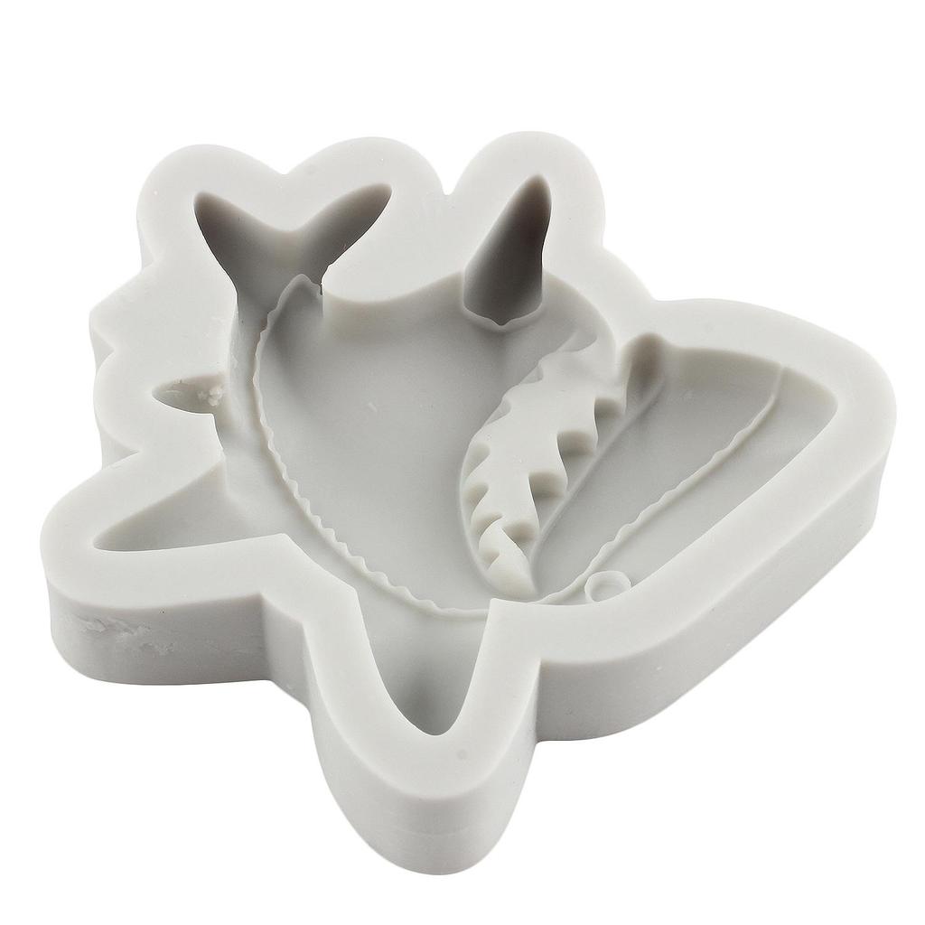 Ocean Shark Silicone Molds Shark Fondant Mold Cake Decorating Tools Cupcake Topper Chocolate Craft Gum Paste Polymer Clay