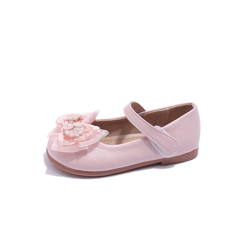 Новые детские кожаные туфли Мэри Джейн Сладкие Элегантные Туфли Принцессы для девочек Весна Осень Детские Повседневные Плоские Платье Одинарные Туфли