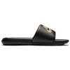 Nike Victori One Slide Черные мужские кроссовки с металлическим золотом CN9675-006