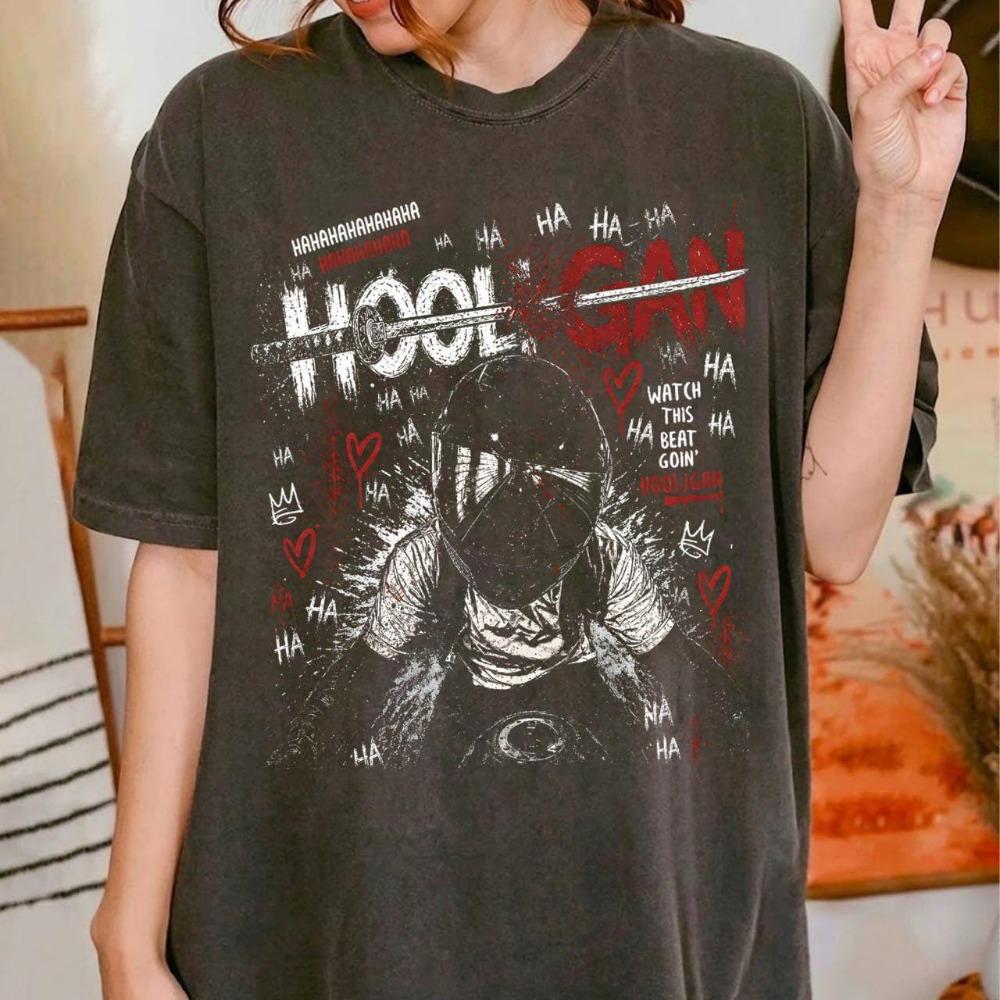 Arirang Album Tour Hooligan Print Unisex Unisex Cotton Short Sleeves Tshirt Korean Kpop Boy Band Summer Casual Unisexs Fashion Shirt